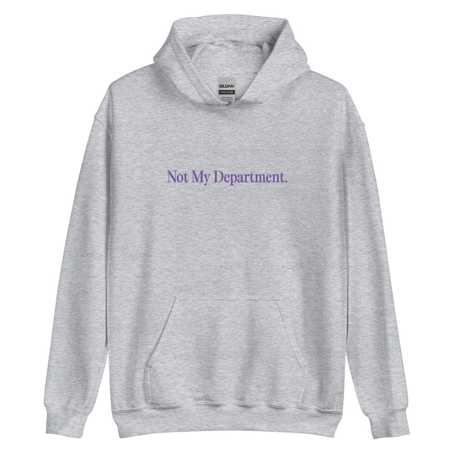 Not My Department Loose Hoodie